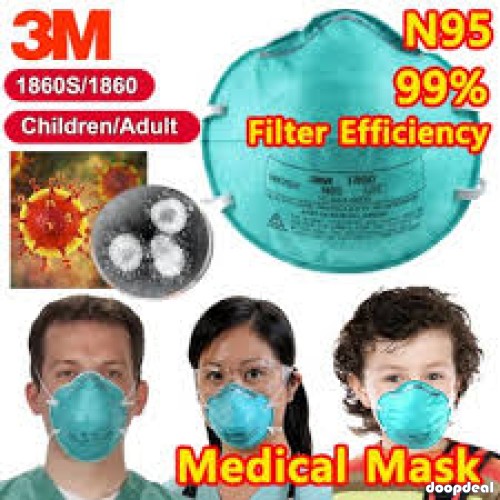 3M 1860S Mask 50pcs/Lot N95 (Burnley)
