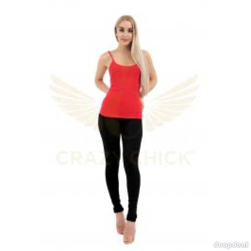 Ladies Black Cotton Leggings